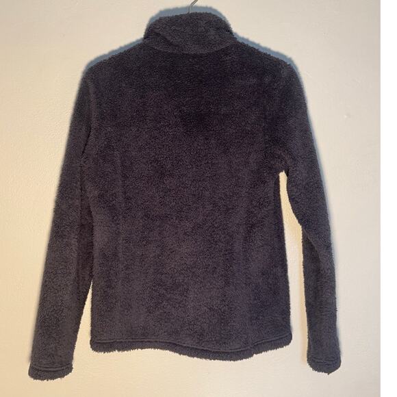 Women's S Patagonia Los Gatos Fleece Sherpa 1/4 Zip Pullover Smolder Blue - Picture 4 of 6